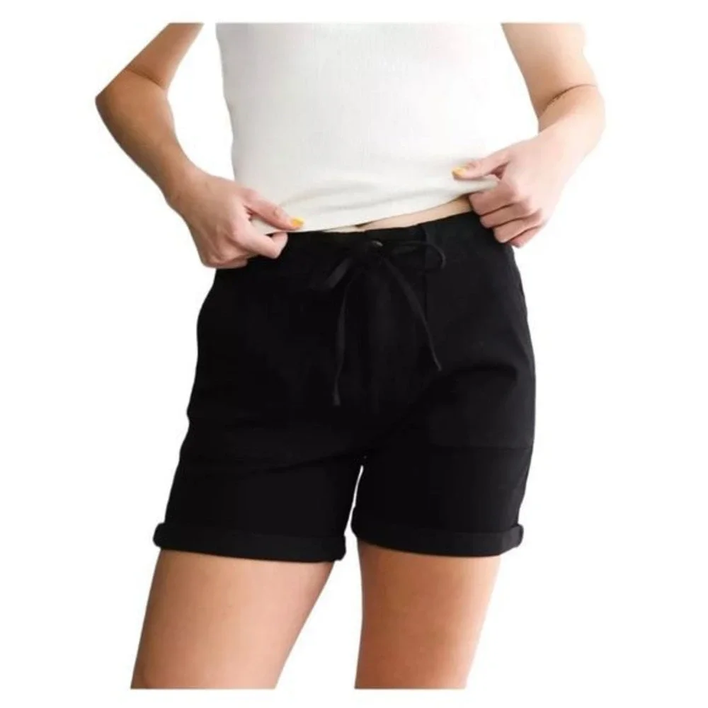 Buckle‎ BKE Parker Stretch Cuffed Short Size 38 Black